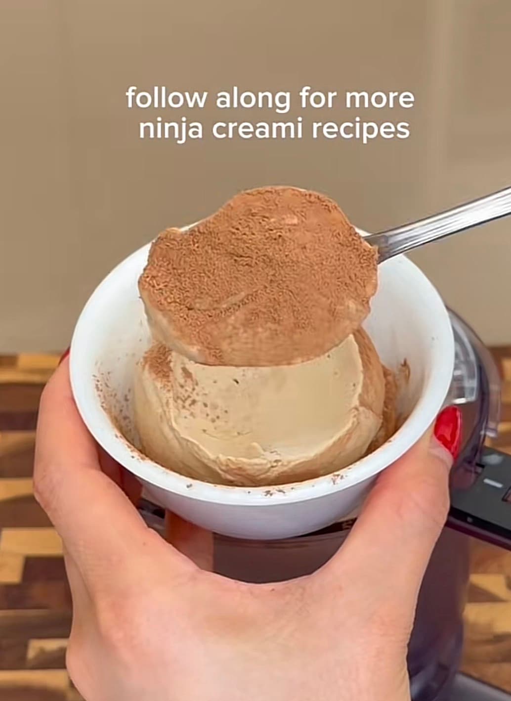 Glace protéiné tiramisu
